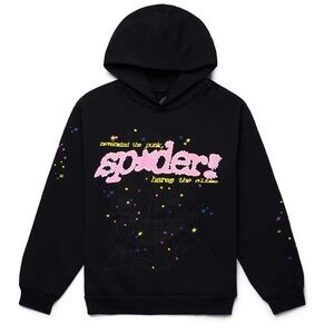 Sp5der P*nk V2 Hoodie ‘Black’